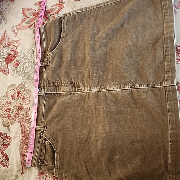 Gap Corduroy Skirt Womans 14 Brown, with 4 Pockets Jean Style Skirt - Picture 7 of 9